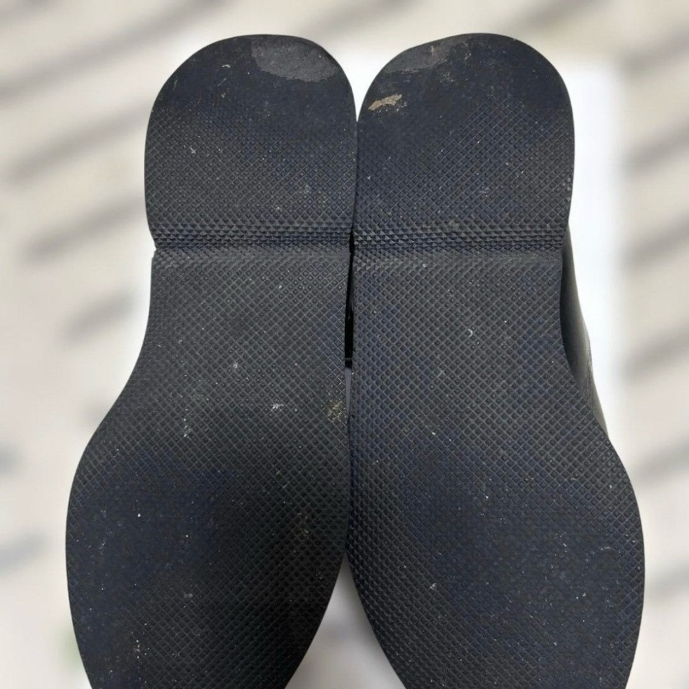 Comme des Garçons Black Leather Mary Jane Strap Shoes - Picture 3 of 4